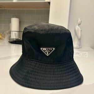 Prada Classic Black Bucket Hat